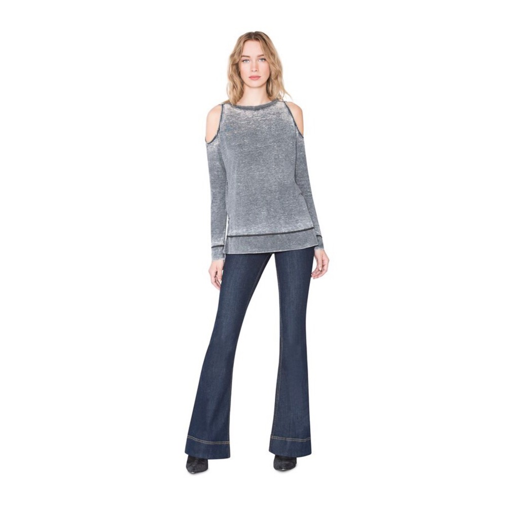 alice & olivia Cold Shoulder Sweatshirt (M) NWT - Picture 2 of 8